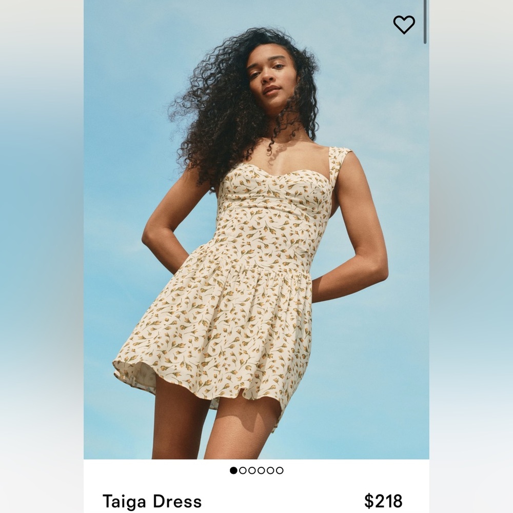 Mini dress Reformation size 0